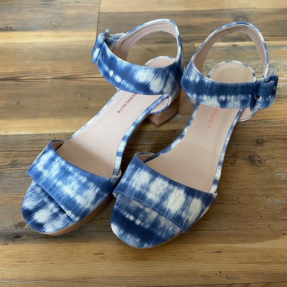 Anthropologie Wood Platform heels - Picture 1 of 4